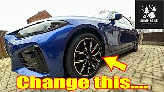 Change these Hankook tyres 2022bmwi4 hankooktyres bmwi4 [upl. by Esenej]