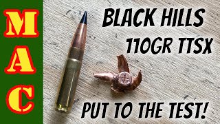 TEST Black Hills 300BLK 110gr TTSX [upl. by Auberon]