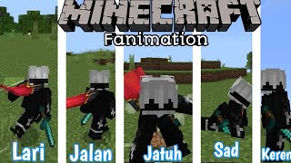 ADDON FANIMATION KEREN‼️  addon fanimation  Minecraft 121 [upl. by Philemol]