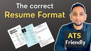 Best Resume Format  Tips for writing an AWESOME Resume  ATS Resume Format [upl. by Kiona448]