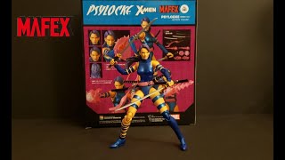 Mafex Psylocke ReIssue 141 Unboxing Review [upl. by Cherin]