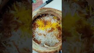 Pot biryani 🤩 shorts youtubeshorts ytshorts food viral biryani chicken foryou video [upl. by Jordan]