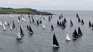 Volvo Cork Week 2024 Harbour Race  Drone footage [upl. by Poll]