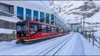 Train ride to Jungfraujoch in Switzerland [upl. by Nyllewell733]