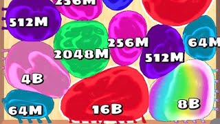 Blob Merge 3d Gameplay Satisfying game  Merge Game  5 [upl. by Demetre748]