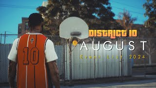 District 10 V6  August Event List Update GTA V Cinematic [upl. by Yrrem]