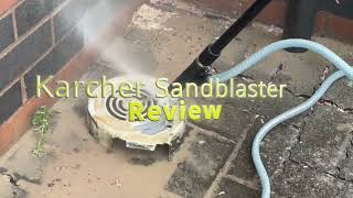 Karcher Sandblaster Attachment test [upl. by Notlrac]