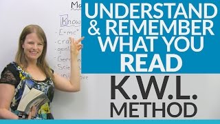 Read Understand and Remember Improve your reading skills with the KWL Method [upl. by Arihk]