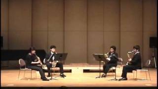 「グラズノフ サクソフォン四重奏曲」よりSaxophone Quartet2004年版 [upl. by Ignazio]