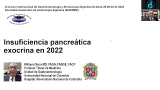 Insuficiencia pancreática exocrina 2022 [upl. by Jentoft]