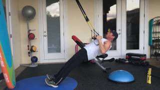 Eccentric TRX row [upl. by Lachman]