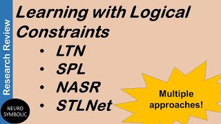 Learning with Logical Constraints [upl. by Pazia]