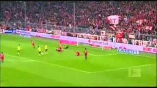 FC Bayern vs BVB 13 Zusammenfassung 26022011 [upl. by Mufinella]