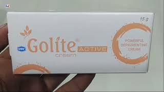 Golite Active Cream  Golite Active Cream Uses Side effects benefits Dosage ingredients Fayde Review [upl. by Eahsed116]