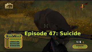 Lets Play  Cabelas Dangerous Hunts 2003 NO RED DOTS  Episode 47  Suicide [upl. by Sadoff]