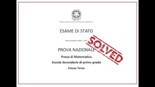 Prova Invalsi Matematica Terza Media 20162017 SPIEGATA e RISOLTA [upl. by Neuburger221]