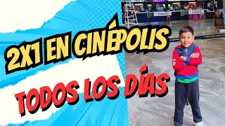 Cinépolis al 2X1 como comprar Boletos al 2x1 en Cinépolis todos los días [upl. by Tabbatha930]