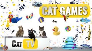 CAT Games  Ultimate Cat TV Compilation Vol 25  2 HOURS 🐝🐞🦋🦎🦜🐜🐭🧵 [upl. by Conley]