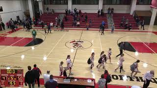 North Quincy vs Duxbury Girls Basketball [upl. by Enomad]