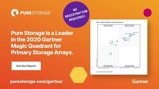 Pure Storage  2020 Gartner Magic Quadrant [upl. by Dunson]