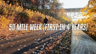 Running My First 50 Mile Week in 4 Years [upl. by Aihcats]