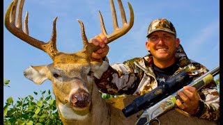 MidWest Muzzleloader hunt RedNeck Blinds CVA Hornady Burris Optics [upl. by Alekat]