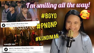 BGYO REACTION  KUNDIMAN MV  PNGNP MV [upl. by Klemperer]