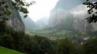 Church bells above Lauterbrunnen Switzerland [upl. by Halie207]