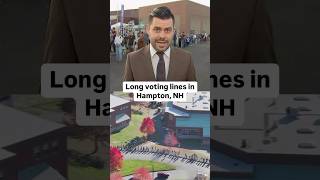 New Hampshire voters have been showing up to the polls in droves on Tuesday [upl. by Burnard252]