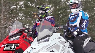 Some of The Best Snowmobiling Quebec Has To Offer [upl. by Aieken]