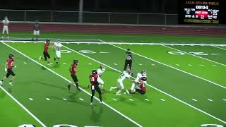 High School Football Officiating  Training Clip 26  KickCatching Interference Not Called 2 [upl. by Ahsac141]