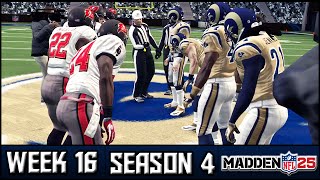 Madden 25 Rams Connected Franchise Week 16 vs Buccaneers  Season 4 [upl. by Emyle]