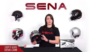 Sena SRL Shoei Rider Link Bluetooth Headset For Shoei Neotec 2 Helmet  Motorcyclercom [upl. by Naves]