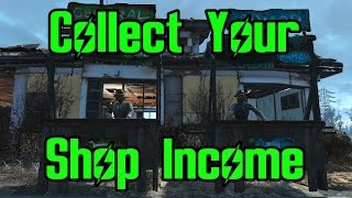 Fallout 4 WHERES MY MONEY  Where to Collect Shop Income [upl. by Launam]