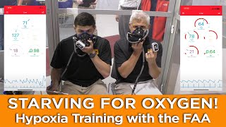 STARVING for OXYGEN  Hypoxia Training with the FAA [upl. by Aver]