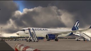 MSFS  Athens LGAV  Sofia LBSF  A320neo  Aegean Airlines [upl. by Frederik]