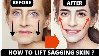 17 MIN  ANTIAGING FACE EXERCISES FOR SAGGING SKIN amp JOWLS SAGGY CHEEKS EYE BAGS MOUTH LINES [upl. by Rockie]