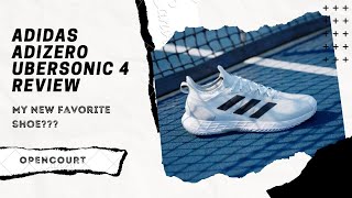 My New Tennis Shoes Adidas Adizero Ubersonic 4 Review [upl. by Yank]