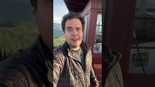 I reglazed the windows and repainted my fire lookout this season firelookout diy vlog diyproject [upl. by Aynatan]