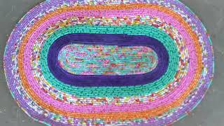 How to make Jelly Roll quotClothesline Rugquotsewing clotheslinerug roperug OlmzarasCalm [upl. by Devad]