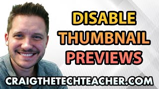 How To Disable Thumbnail Preview Feature in Windows 7 2022 [upl. by Yralih]