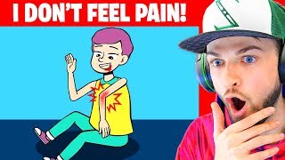 I DONT feel PAIN and my life is SUPER dangerous True Story Animation [upl. by Kingsley683]