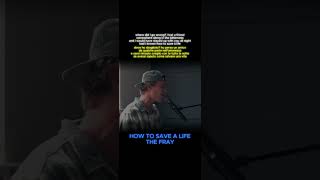 covermusicali lyrics Cover of quotHow to save a life  The Frayquot [upl. by Yager638]