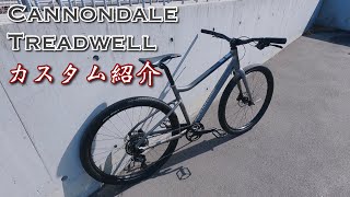 Cannondale TreadwellをMTBパーツに変更してカスタムしてみた [upl. by Brecher]