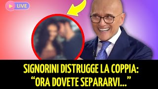 🛑Grande Fratello Signorini interviene e distrugge la coppia [upl. by Tichonn117]