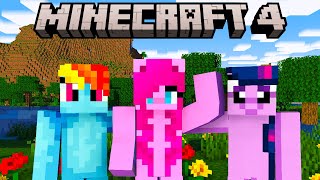 My Little Pony Play Minecraft 4 [upl. by Nahamas144]