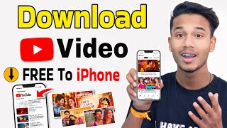 How to Download YouTube Video in iPhone  YouTube Video Download in iphone iPad  Bindass Ankit [upl. by Gershom]