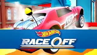 Hot Wheels Race Aces Triple Jump Speed Shift Raceway Set and 6 Cars Exclusively From Target [upl. by Acnayb]