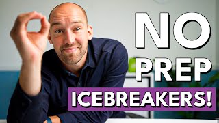 5 NoPrep Icebreakers For Adults [upl. by Tnomyar829]