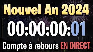 COMPTE À REBOURS EN DIRECT avant 2024 Heure Française [upl. by Gardener]